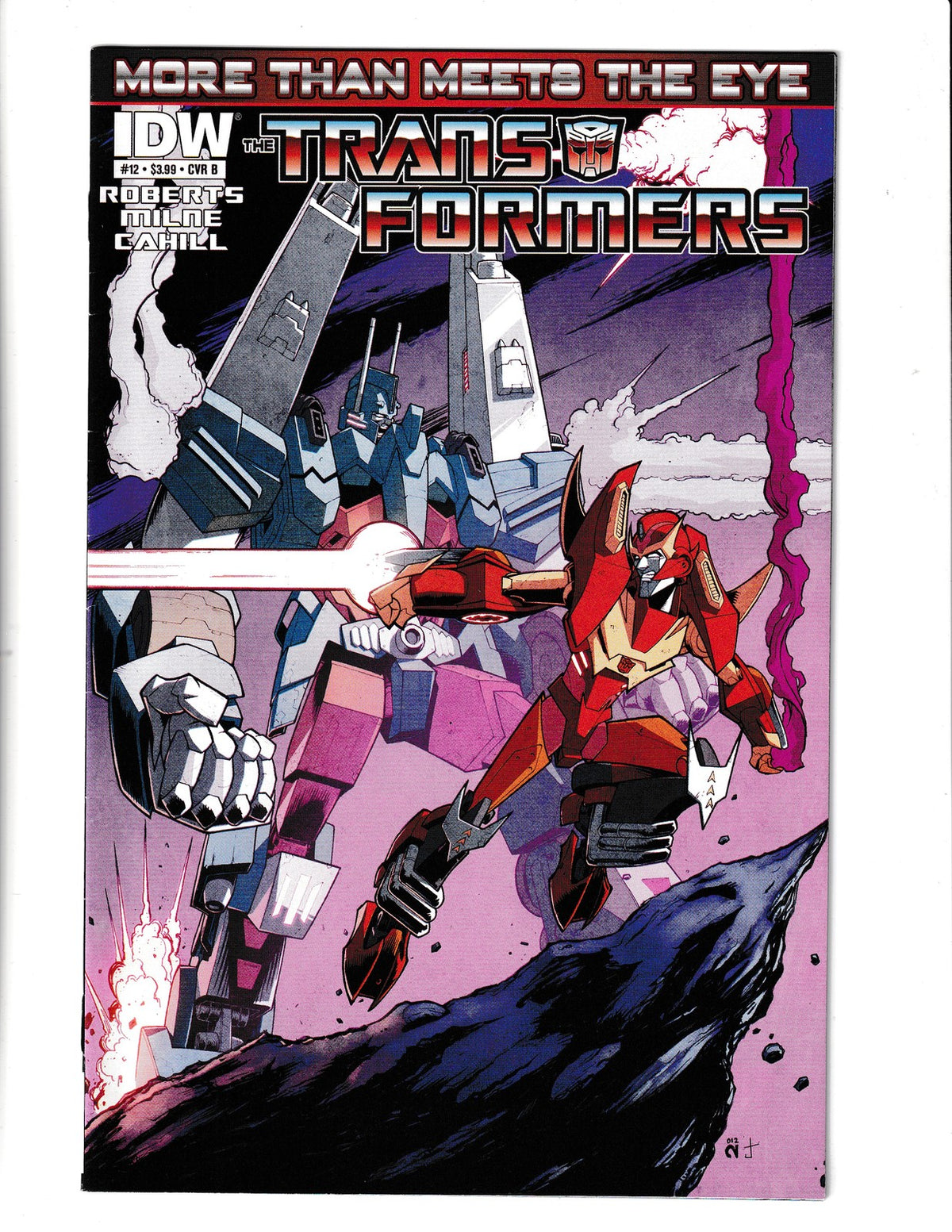 Transformers More Than Meets the Eye #12b (2012) B Cover IDW Comics