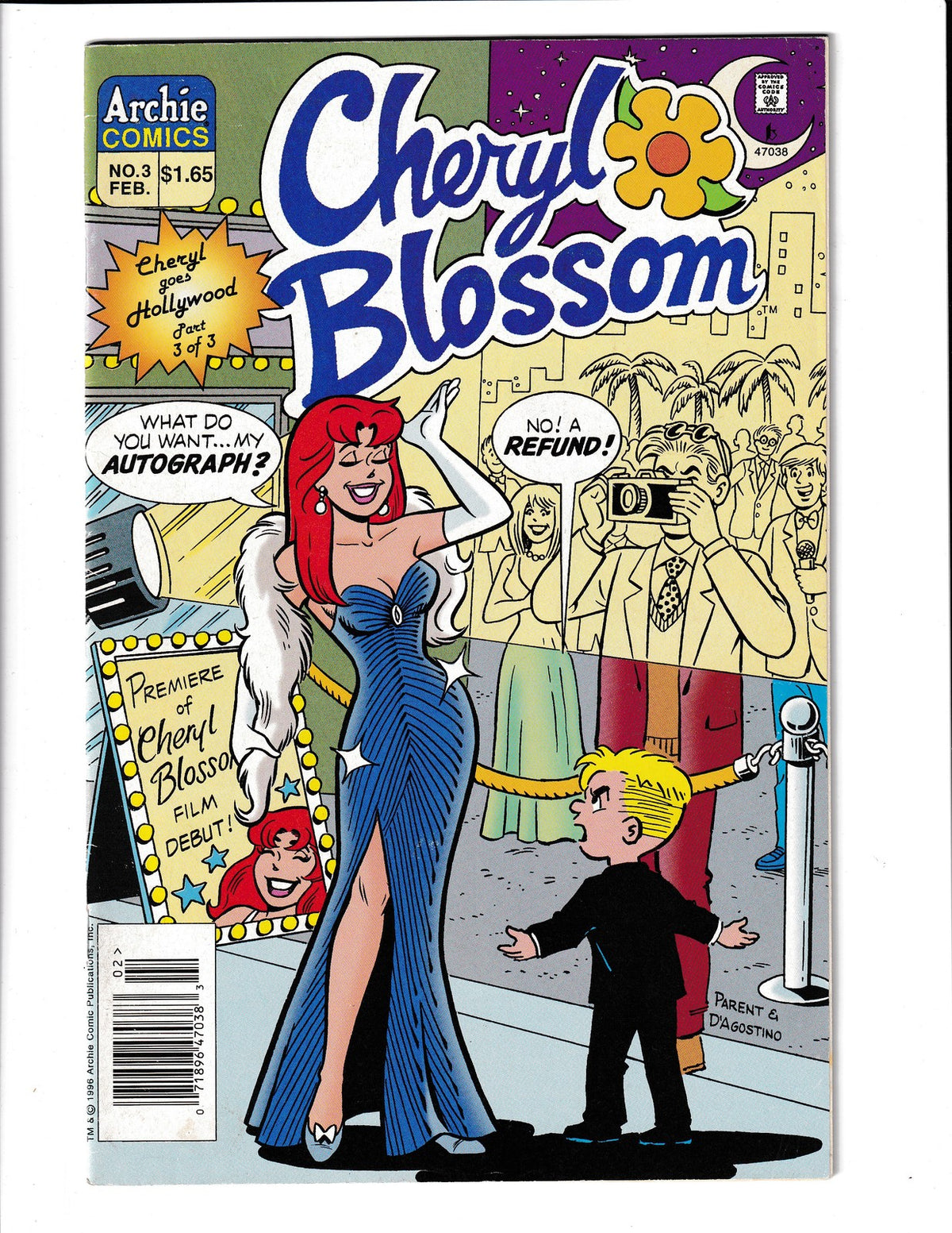 Cheryl Blossom #3 (1997) Cheryl goes Hollywood Archie Comics