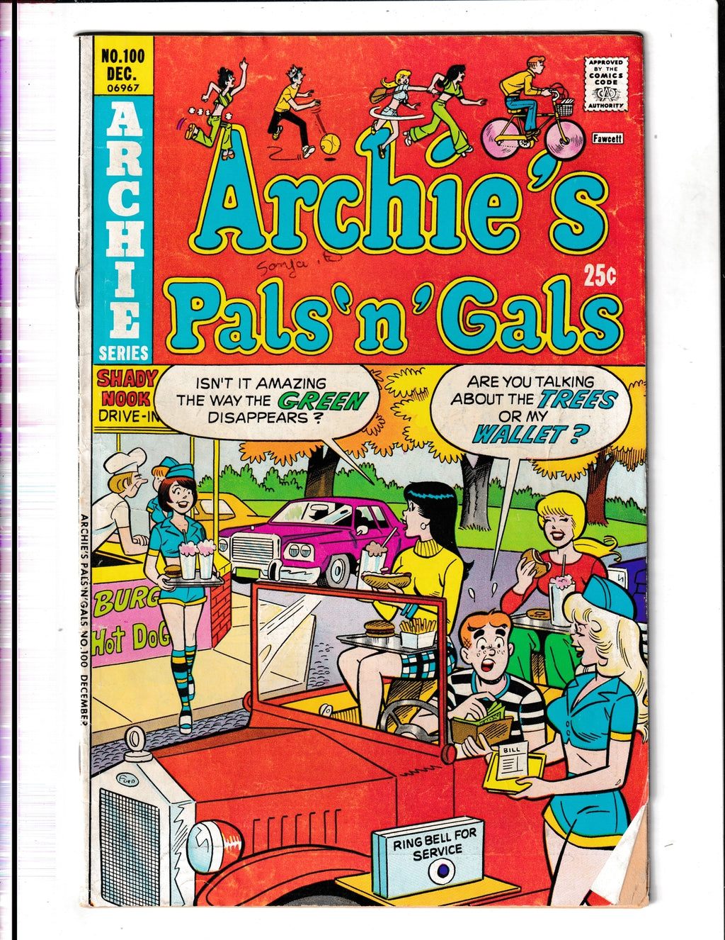Archie's Pals 'N' Gals #100 (1975) Archie Comics