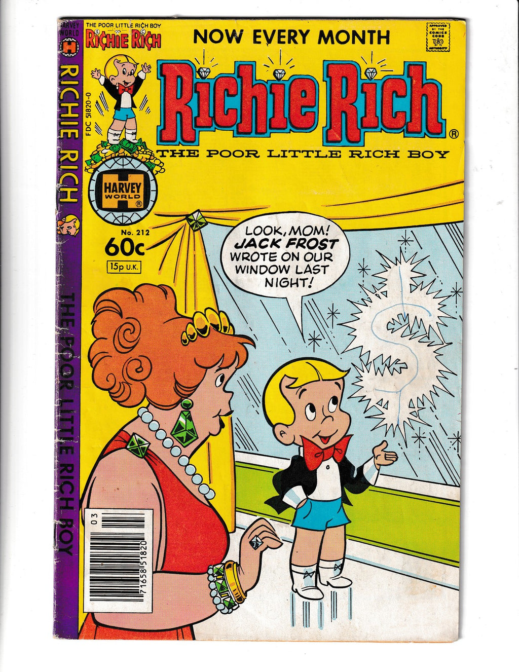 Richie Rich #212 (1981) Harvey Comics