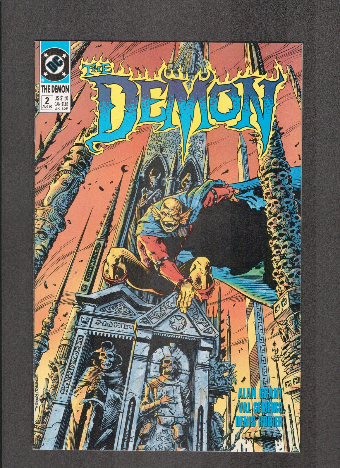 Demon #2 (1990) HIGH GRADE - Val Semieks DC Comics