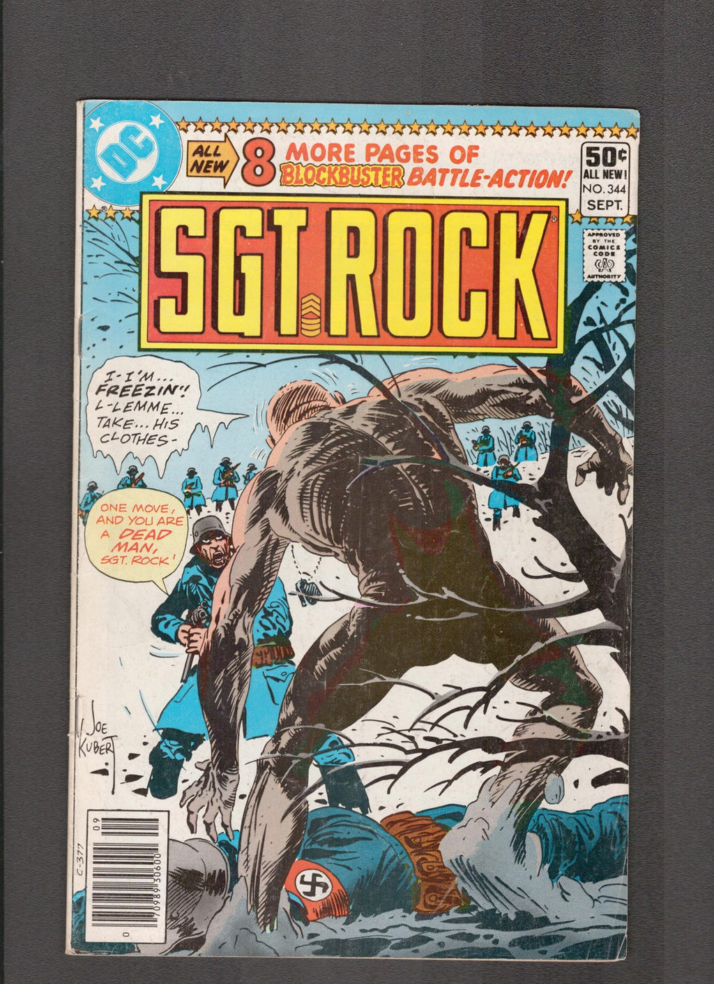 SGT. Rock #344 (1980) Joe Kubert DC Comics