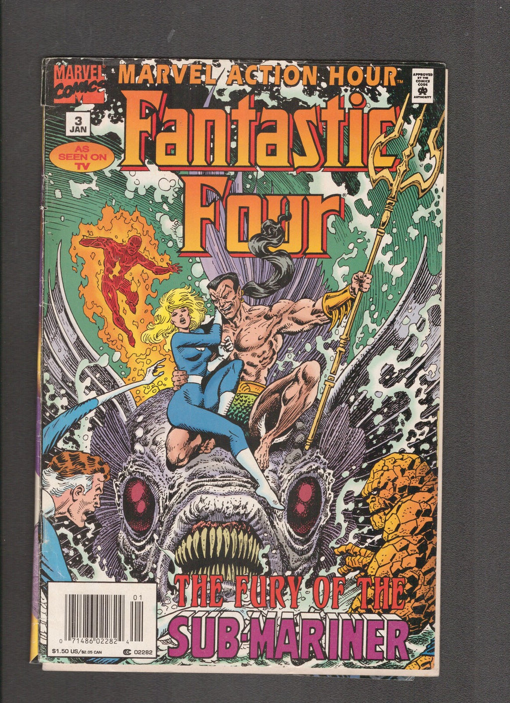 Marvel Action Hour: Fantastic Four #3 (1994) LOW GRADE Marvel Comics