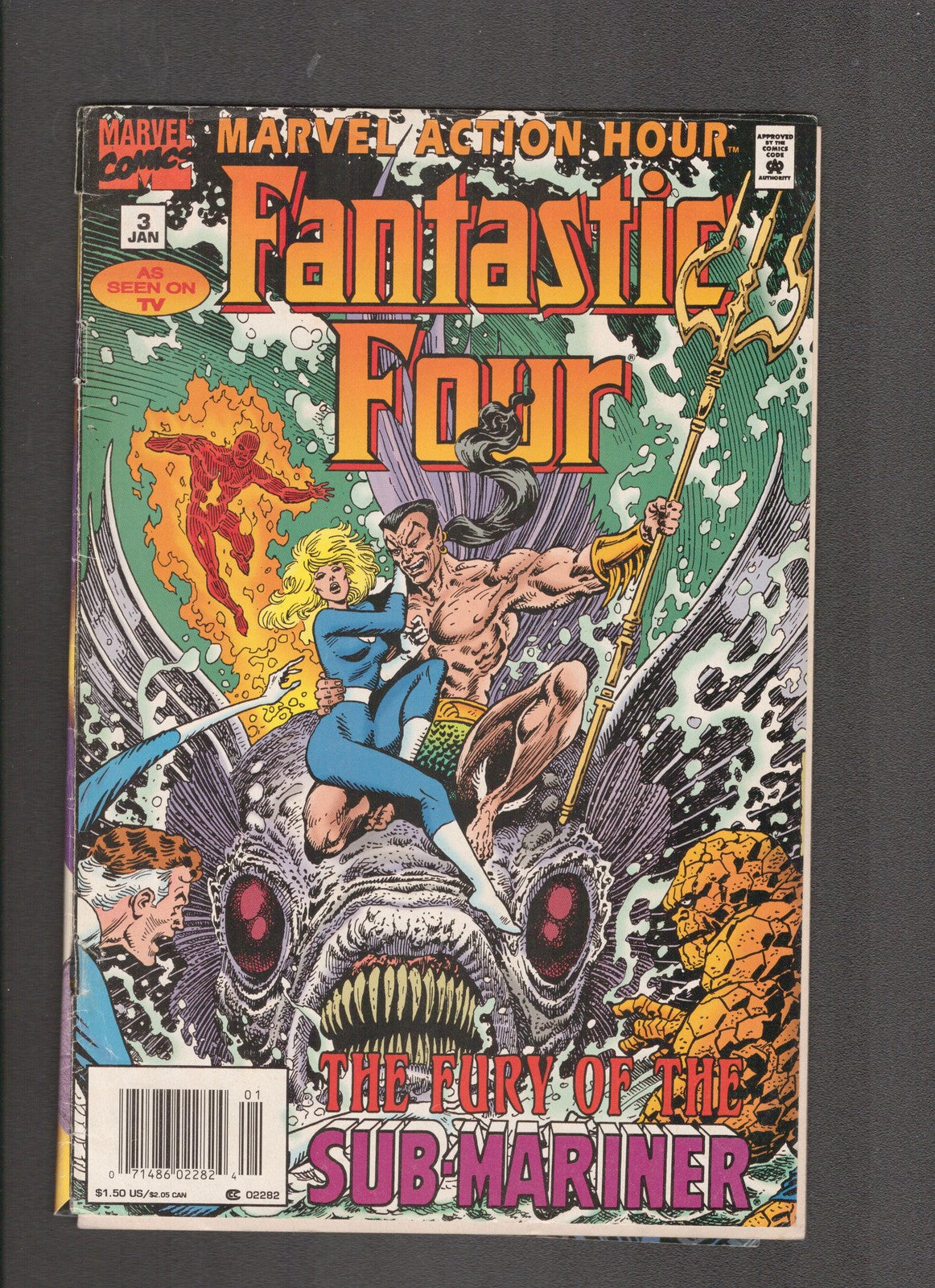 Marvel Action Hour: Fantastic Four #3 (1994) LOW GRADE Marvel Comics