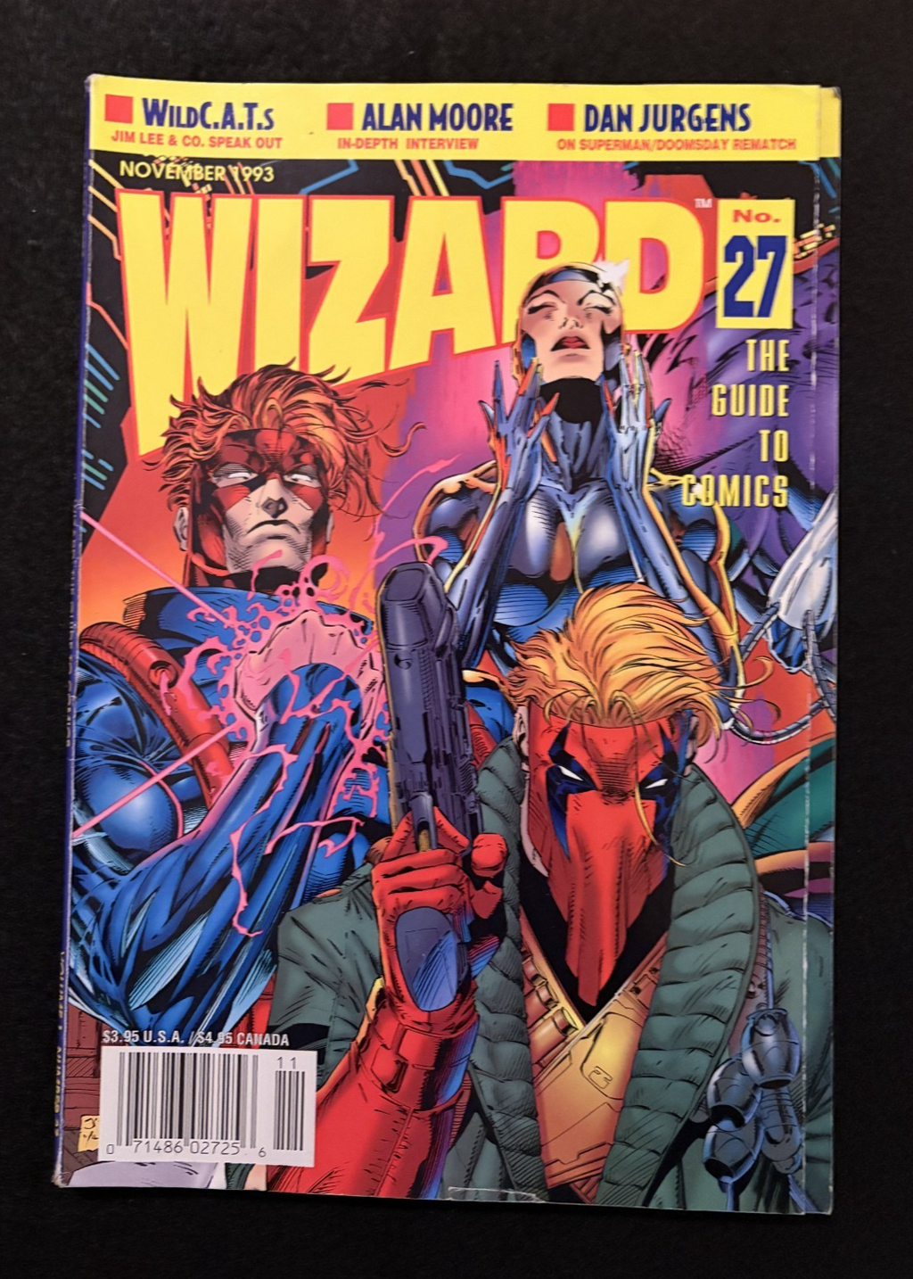 Wizard Comics Magazine #27 1993 - WildC.A.T.S Cover
