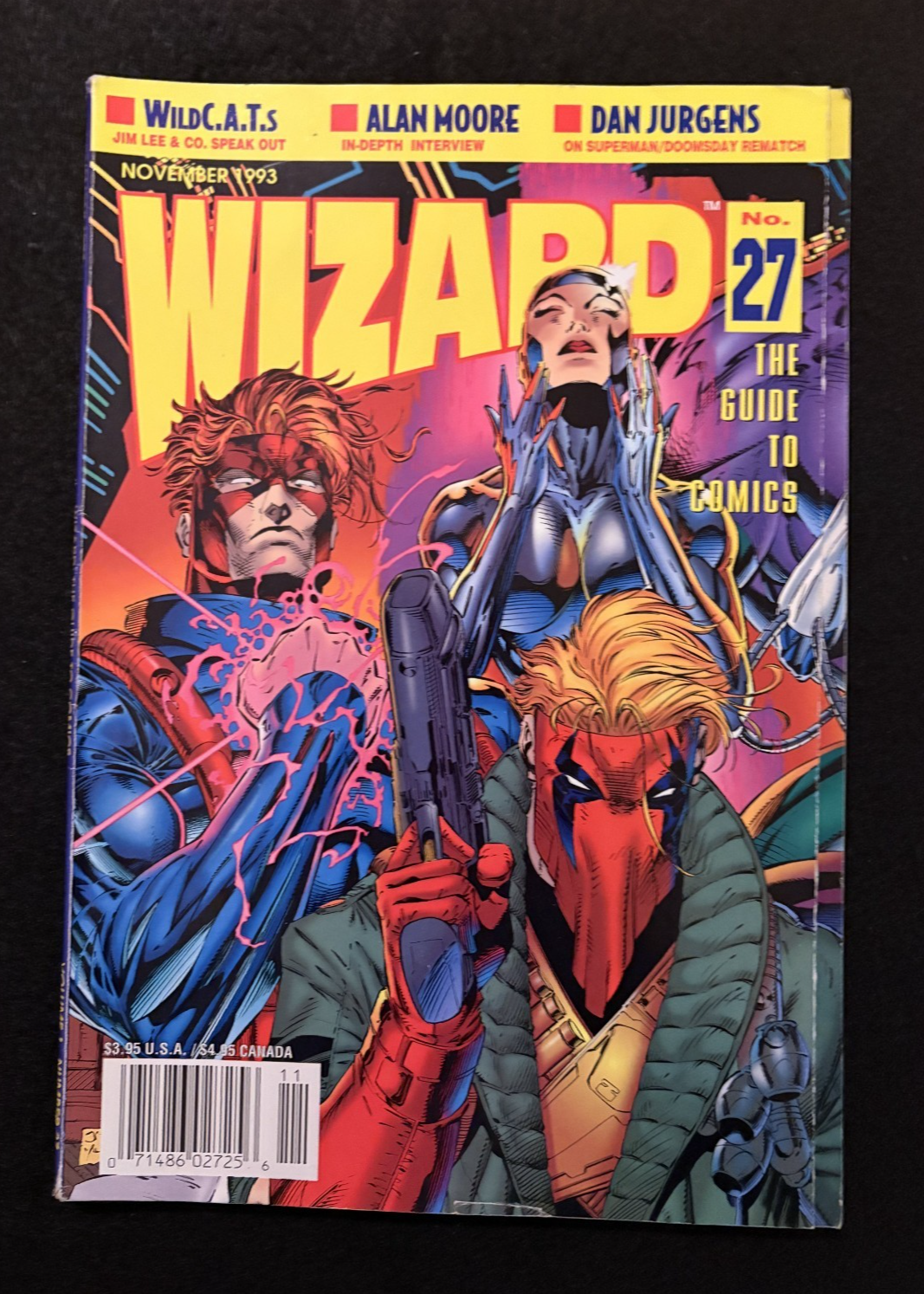 Wizard Comics Magazine #27 1993 - WildC.A.T.S Cover