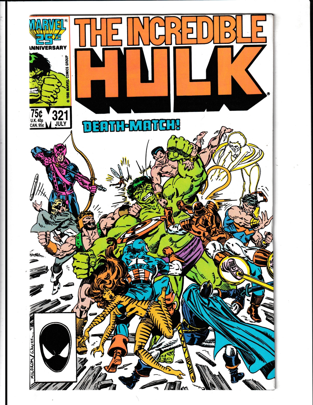 Incredible Hulk #321 (1986) Marvel Comics