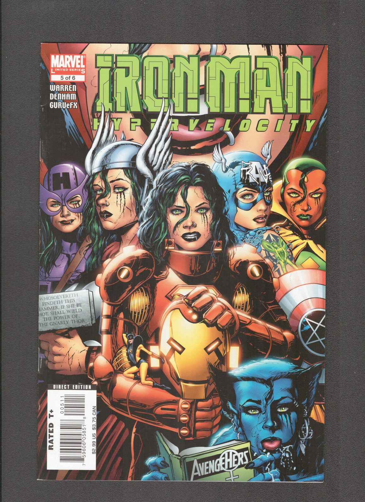Iron Man: Hypervelocity #5 (2007) Adam Warren Marvel Comics