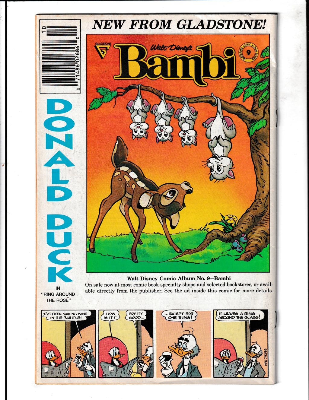 Walt Disney's Comics and Stories #533 (1988) Gladstone Comics