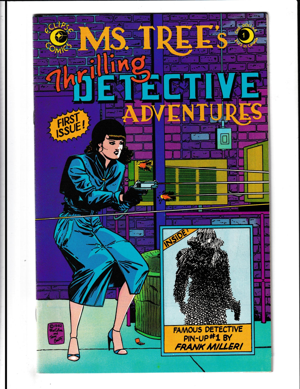 Ms. Tree's Thrilling Detective Adventures #1 (1983) Frank Miller Eclipse Comics