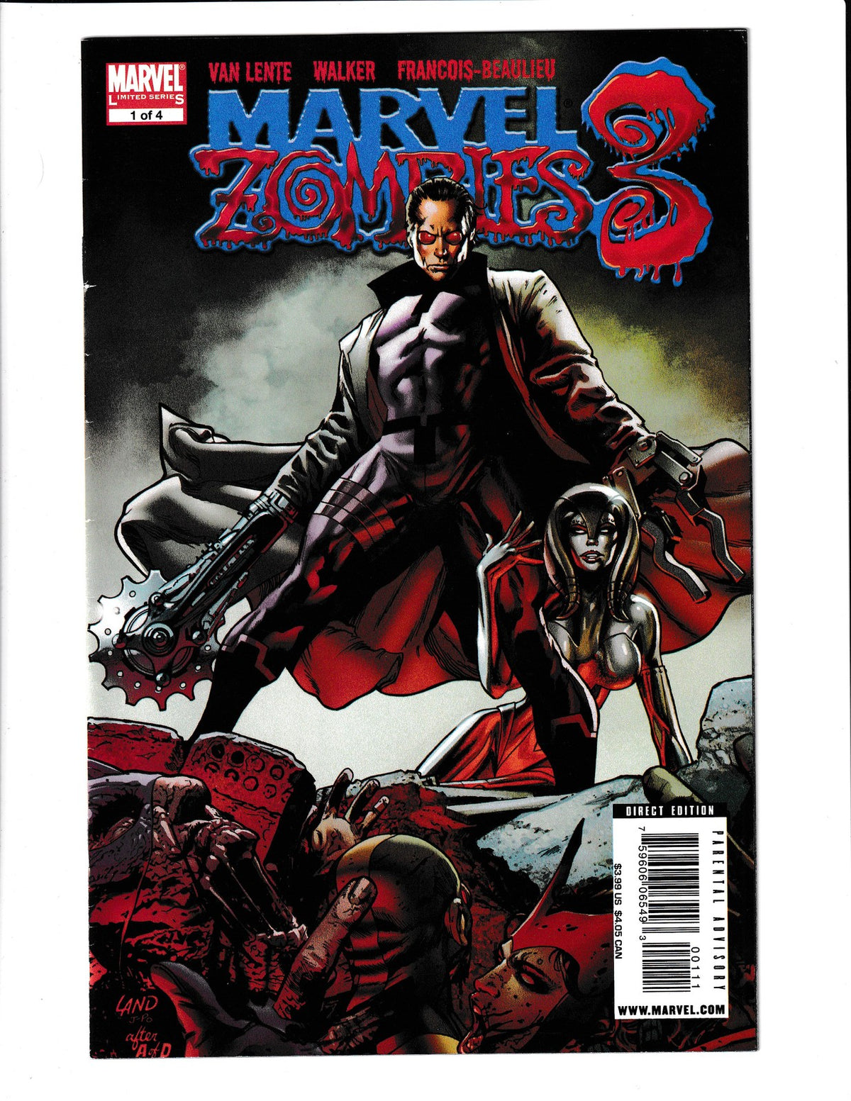 Marvel Zombies 3 #1 (2008) 1st Full App Zombie Deadpool Marvel Comics