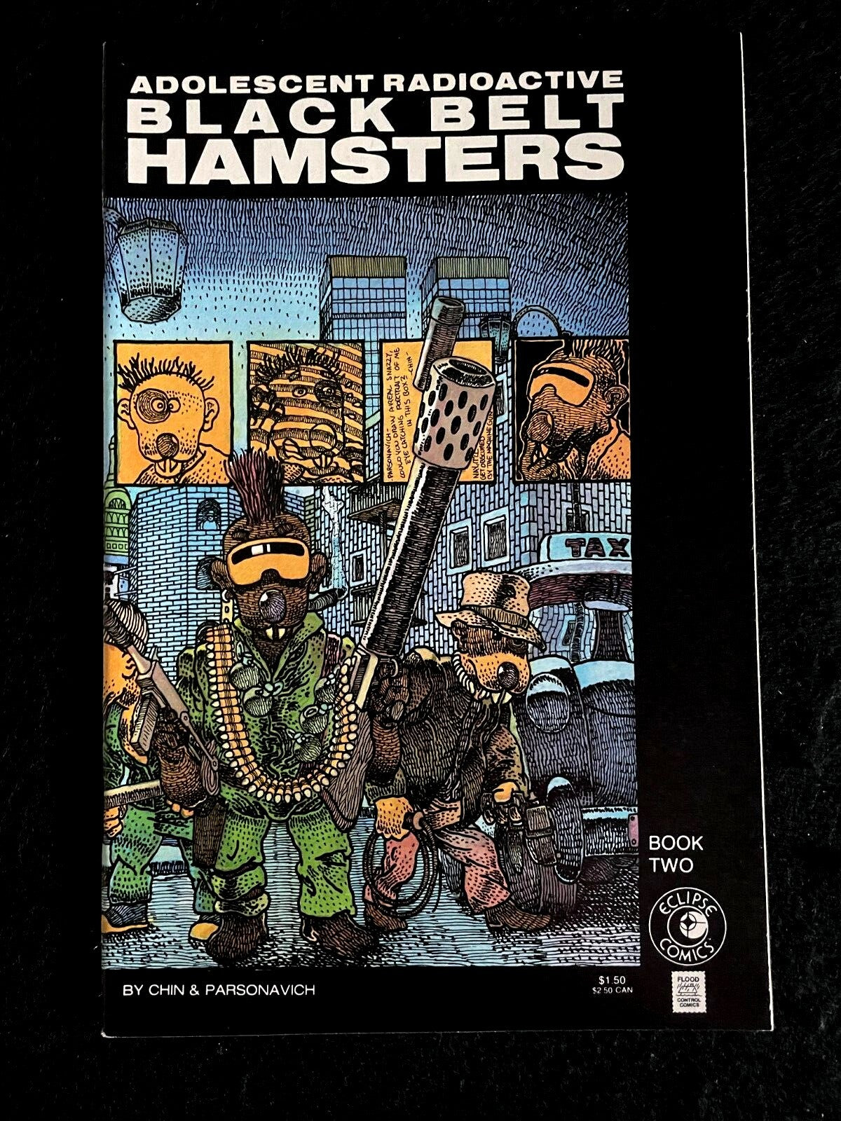 Lot of 2 - Black Belt Hamsters #1 and 2 1986 - Eclipse Comics
