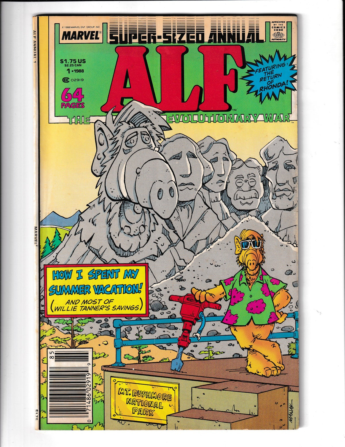 ALF Annual #1 (1987) Marvel Comics