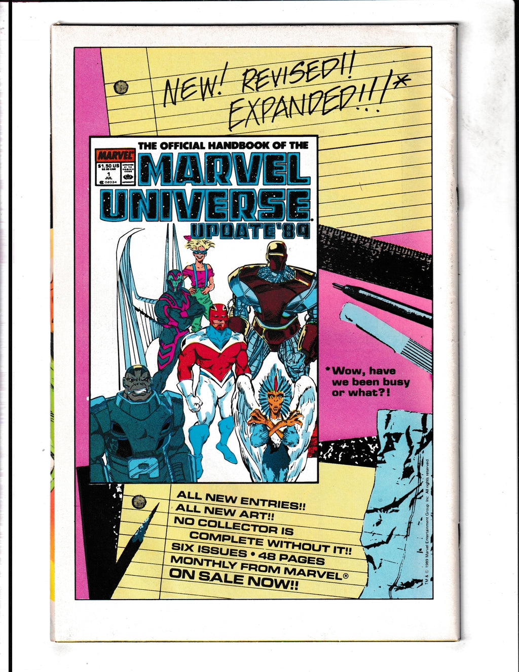 Classic X-Men #38 (1989) Marvel Comics