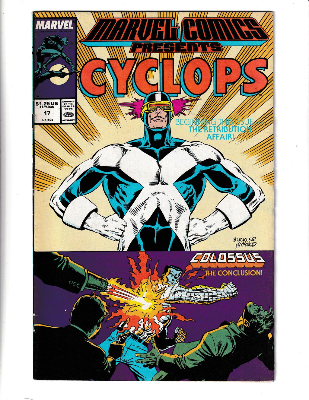 Marvel Comics Presents #17 (1989) Cyclops Marvel Comics