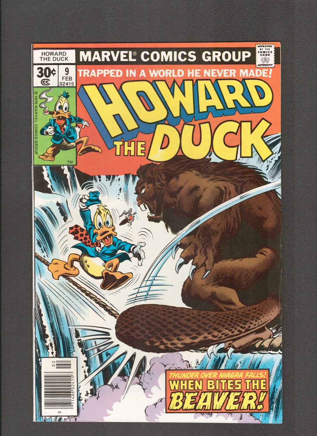 Howard the Duck #9 (1977) Steve Leialoha Higher Grade Marvel Comics