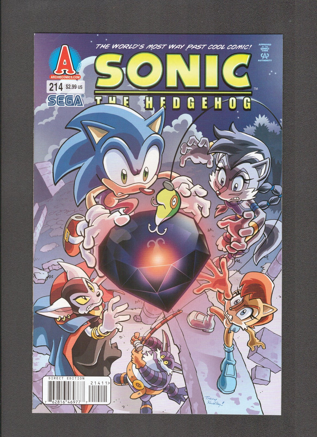 Sonic the Hedgehog #214 (2010) Yardley, Flynn Low Print Run Archie Comics
