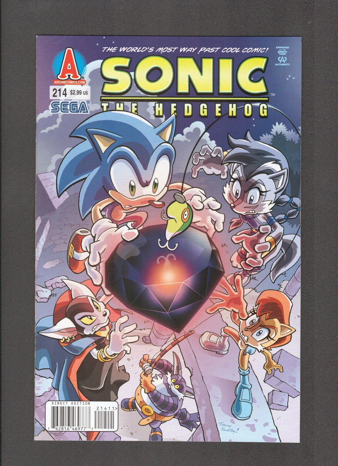 Sonic the Hedgehog #214 (2010) Yardley, Flynn Low Print Run Archie Comics