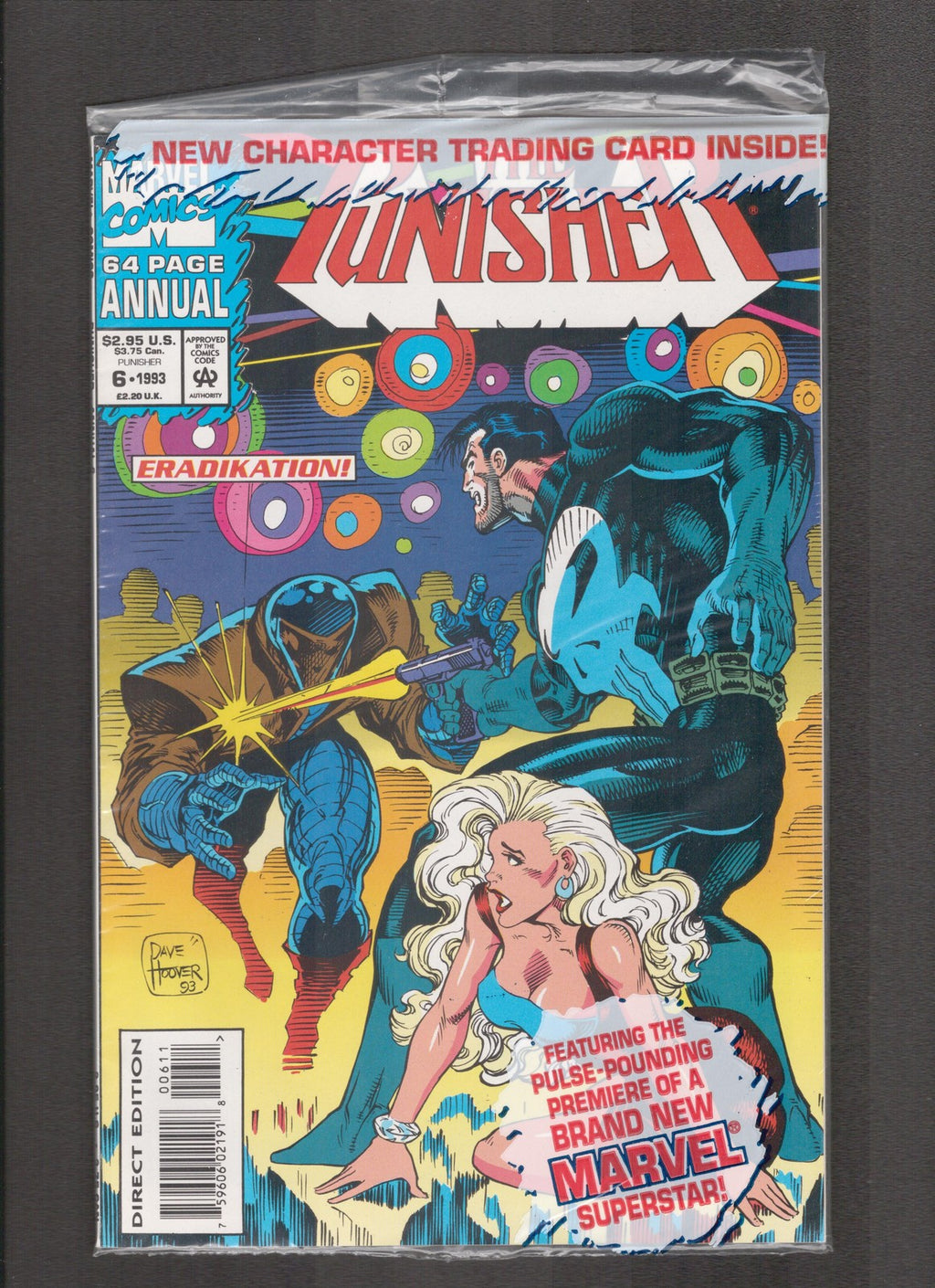 Punisher Annual #6 (1993) Polybagged w/ Trading Cards Marvel Comics