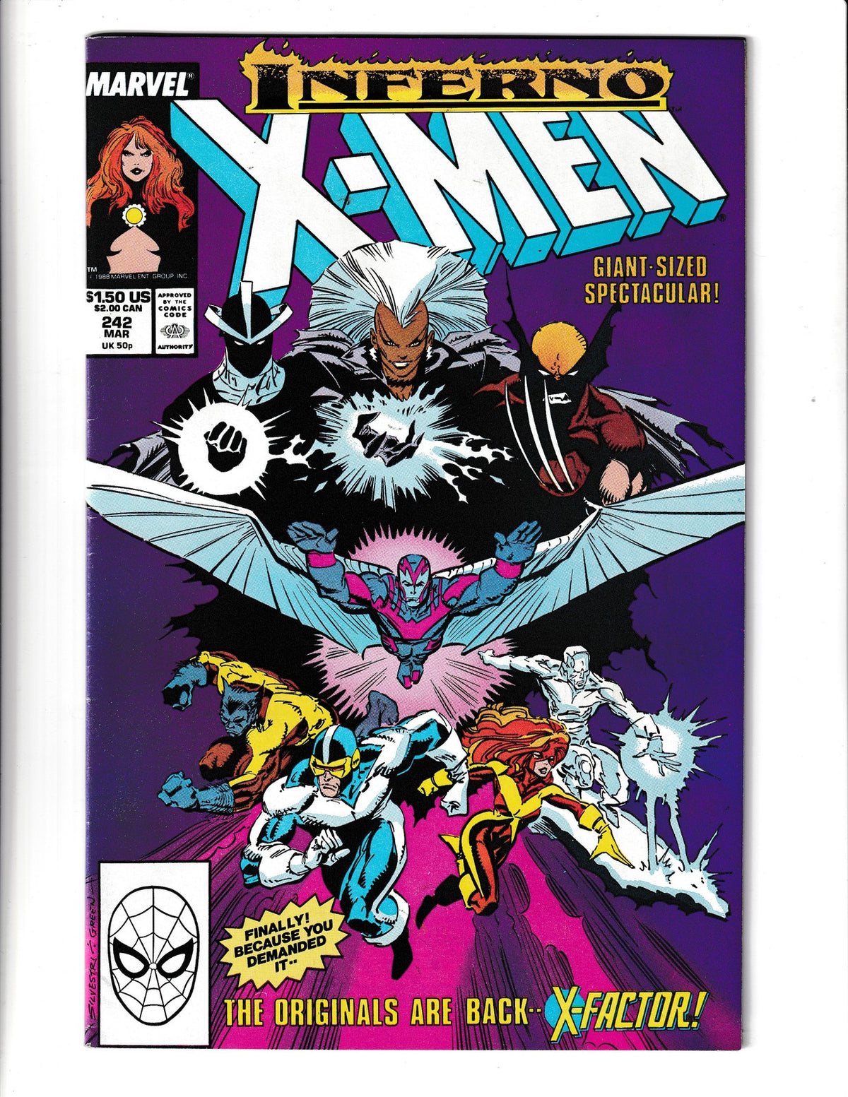 Uncanny X-Men #242 (1989) Marvel Comics