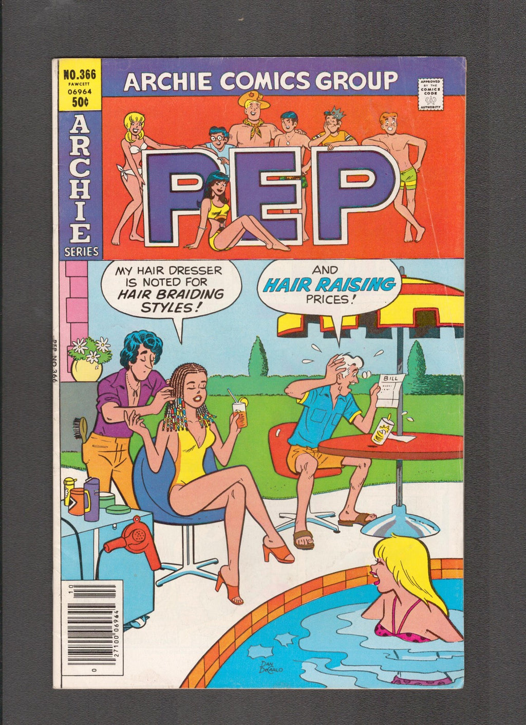 PEP Comics #366 (1980) Betty & Veronica Pool Archie Comics