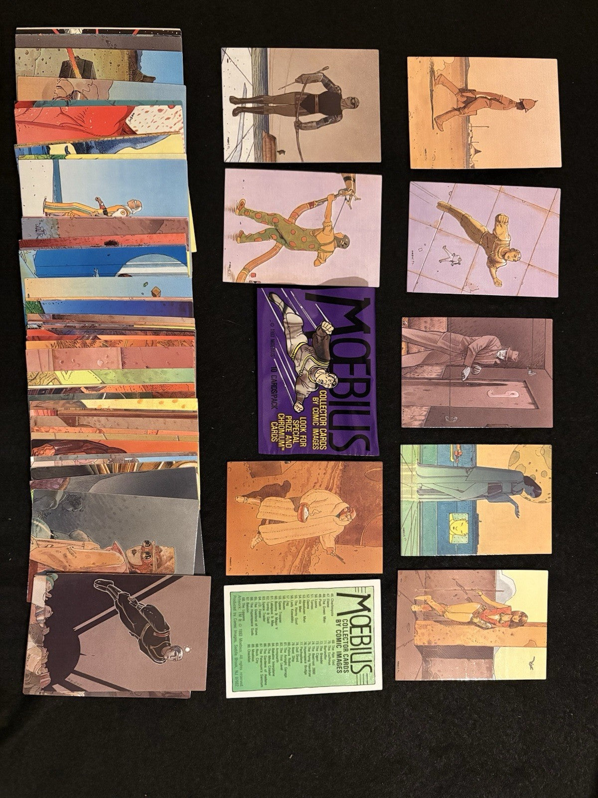 Moebius 1993 Complete Set of 90  - Comic Images