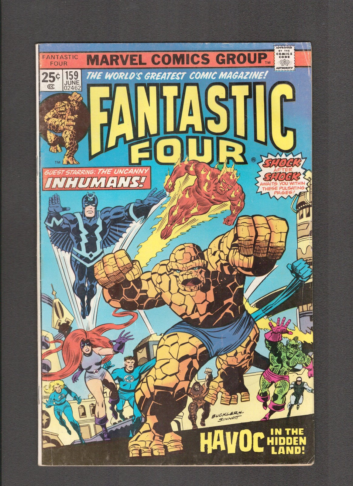 Fantastic Four #159 (1975) MVS Stamp Series A #84 Dr. Doom Marvel Comics
