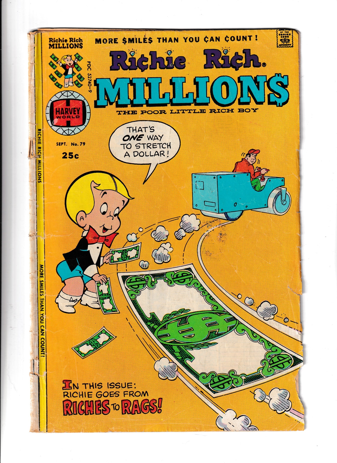 Richie Rich: Millions #79 (1976) Harvey Comics