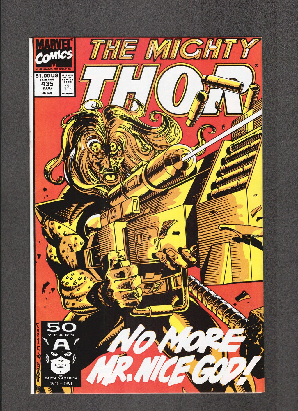 Thor #435 (1991) Masterson Asgaard Marvel Comics
