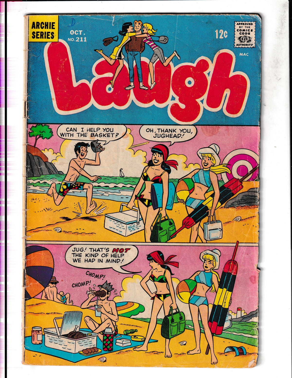 Laugh Comics #211 (1968) Archie Comics SKU:1868