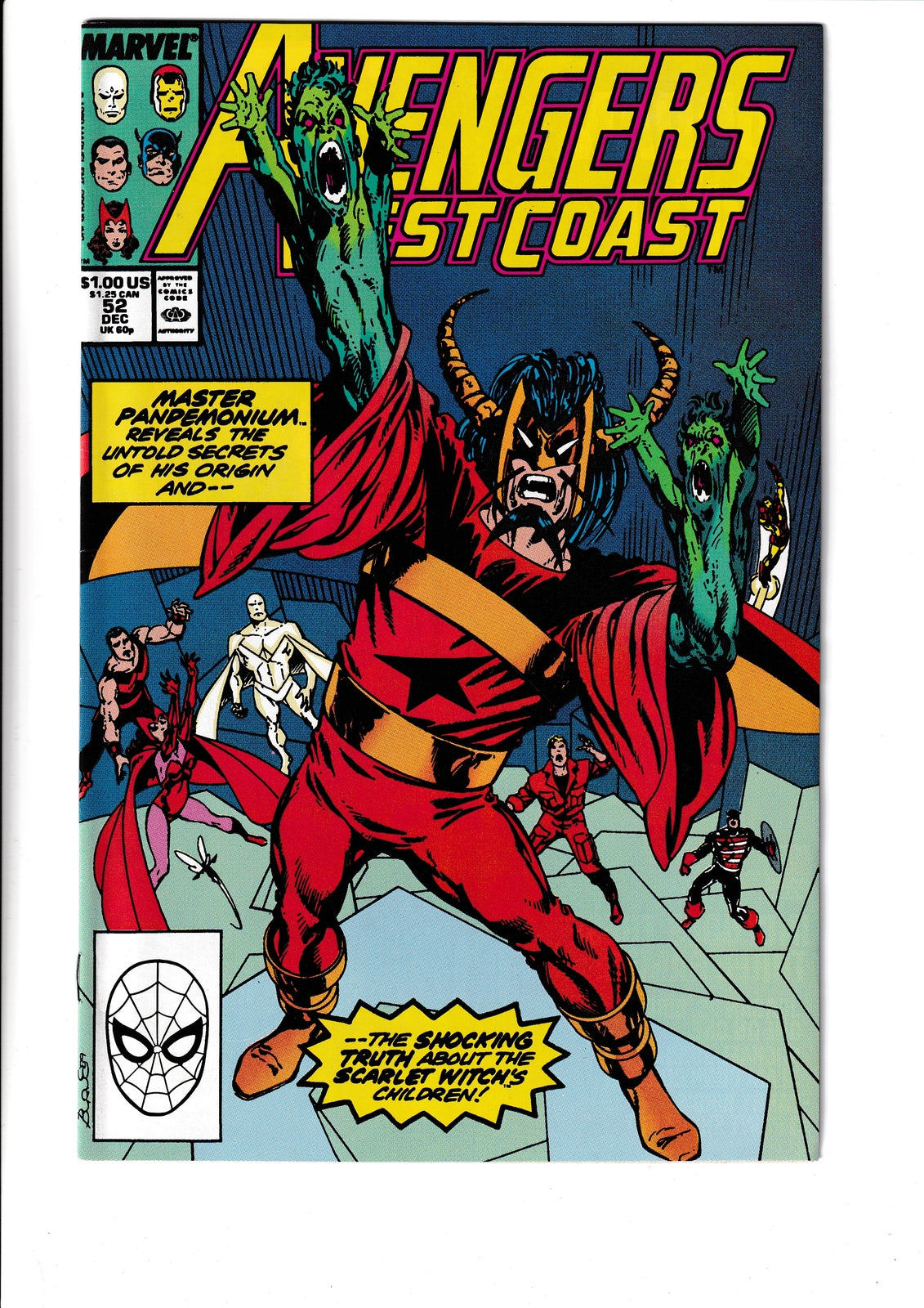 Avengers West Coast #52 (1989) Marvel Comics
