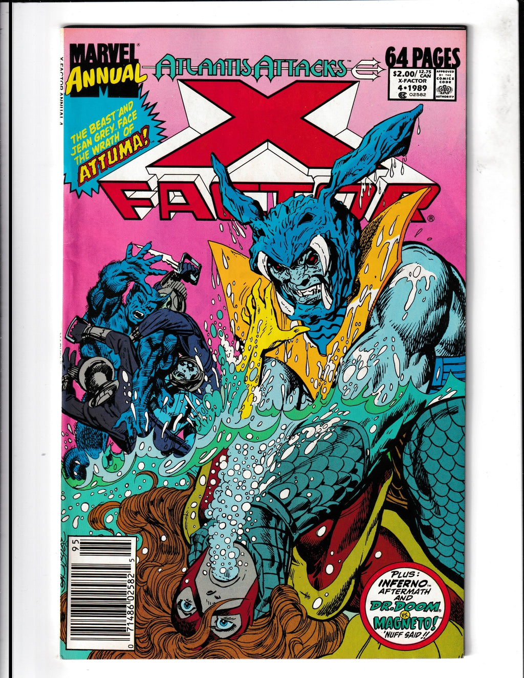 X-Factor Annual #4 (1989) 1st Artie Maddicks Marvel Comics