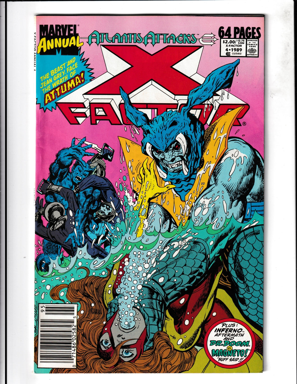 X-Factor Annual #4 (1989) 1st Artie Maddicks Marvel Comics