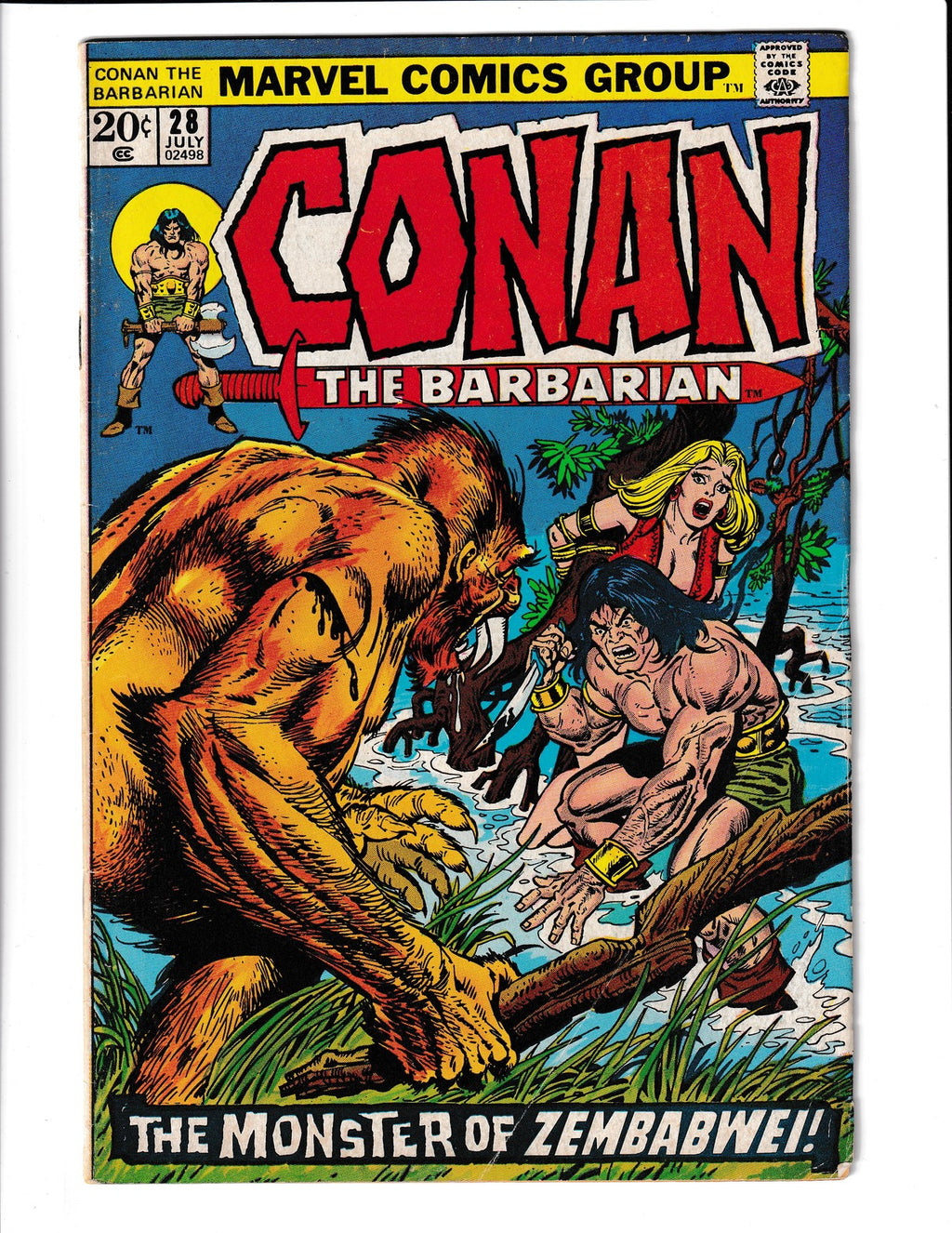 Conan the Barbarian #28 (1973) Marvel Comics