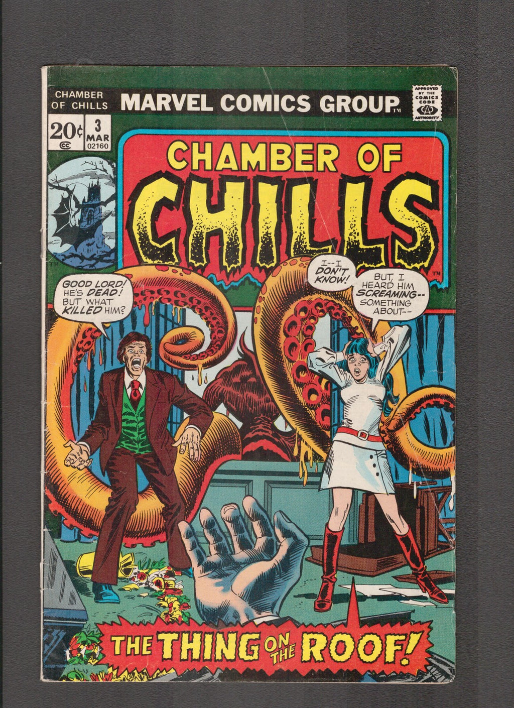 Chamber of Chills #3 (1973) Thomas/Brunner Marvel Comics