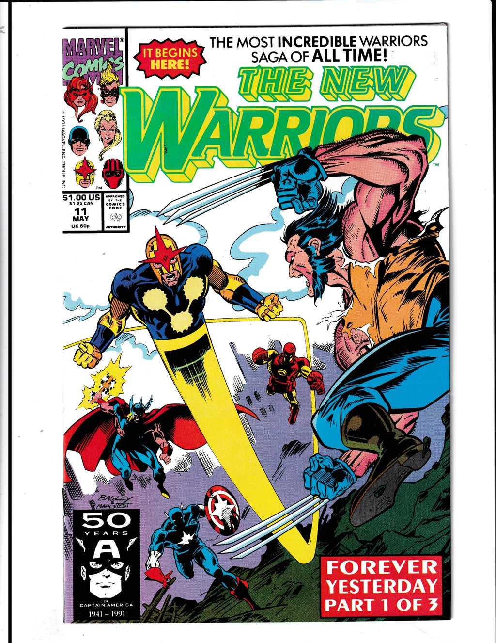 New Warriors #11 (1991) Marvel Comics