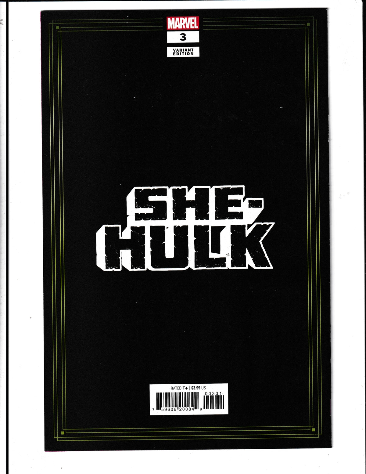She-Hulk #3C (2022) Women's History Month Marvel Comics