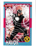 X-Men #16e (2022) Havok Trading Card Cover Marvel Comics