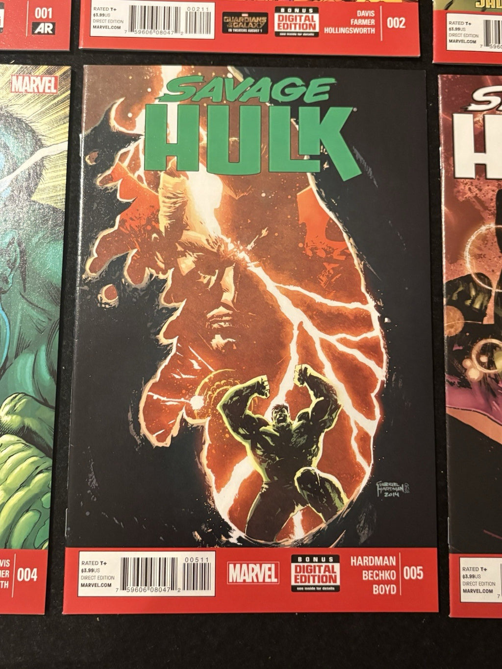 Savage Hulk #1-6 (2014) Complete Mini-Series by Alan Davis Marvel Comics Lot