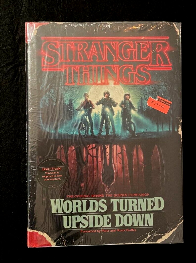 Stranger Things - Worlds Turned Upside Down - Hardcover - BRAND NEW IN PLASTIC