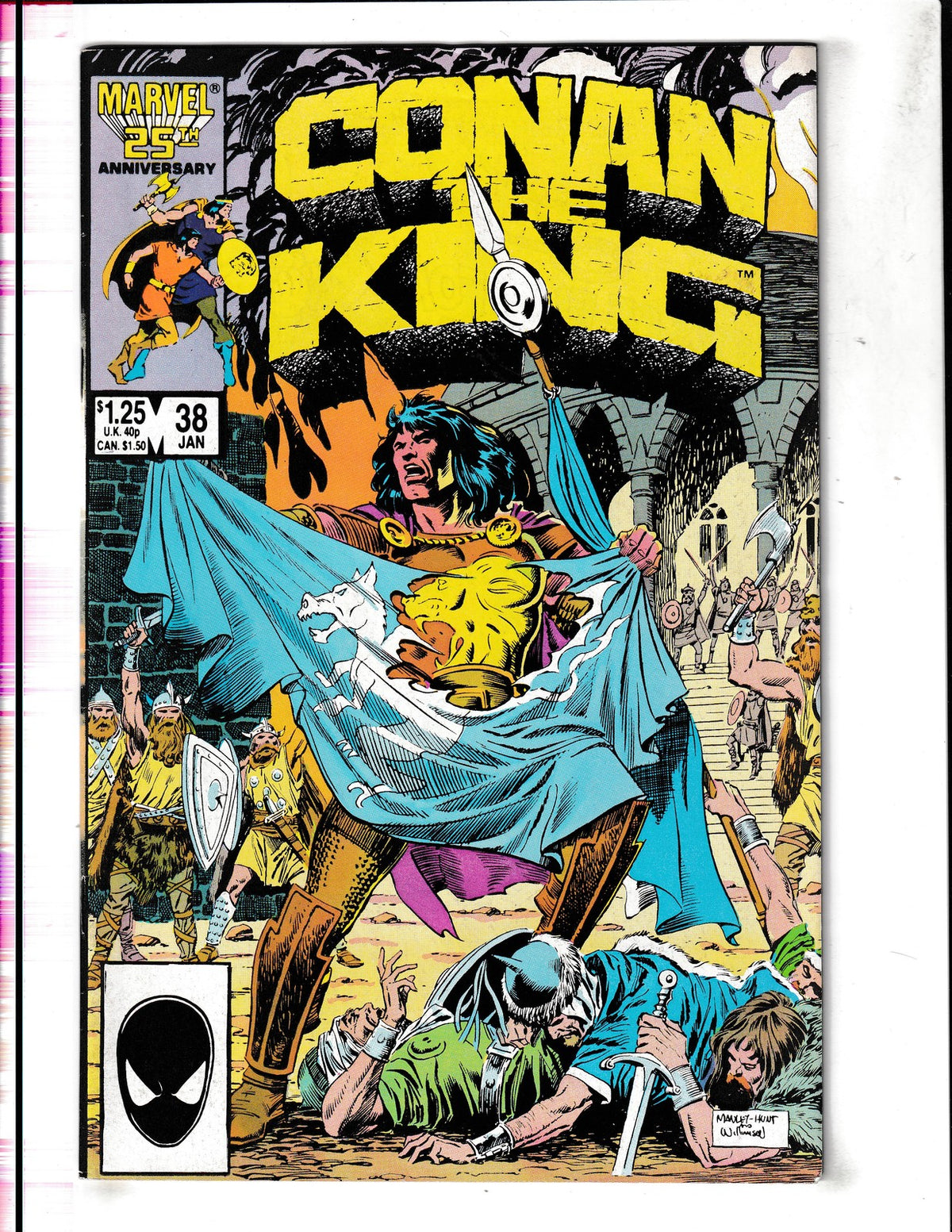 Conan the King #38 (1987) Mike Manley Marvel Comics