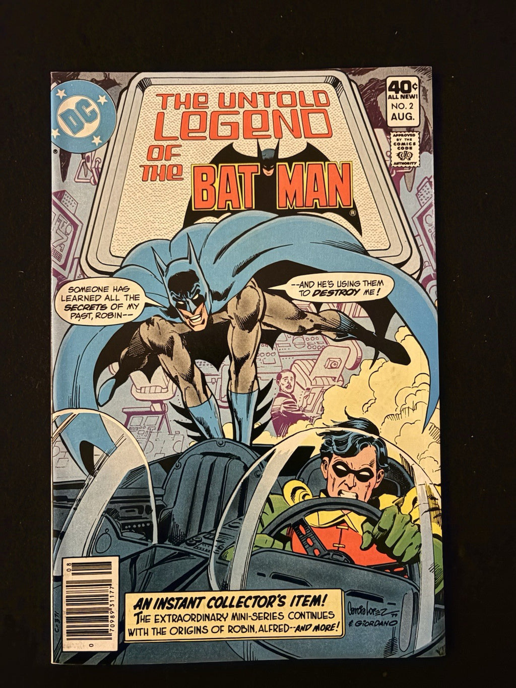 Untold Legend of the Batman - Complete Set of 3 #1-3  (1980) DC Comics