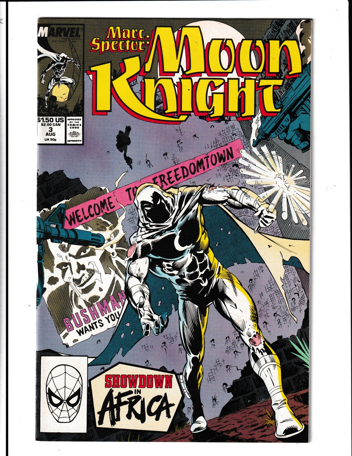 Marc Spector: Moon Knight #3 (1989) Marvel Comics