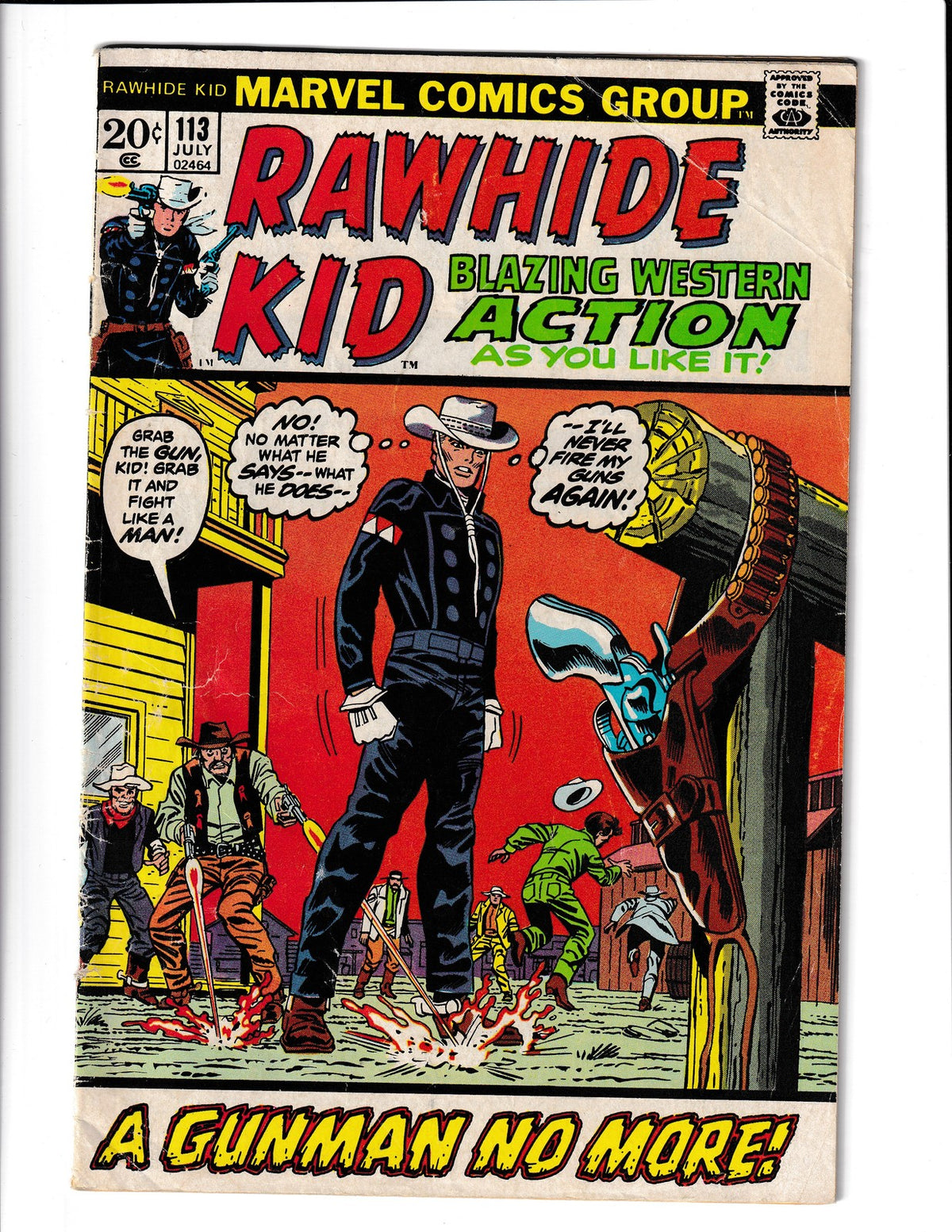 Rawhide Kid #113 (1973) Marvel Comics