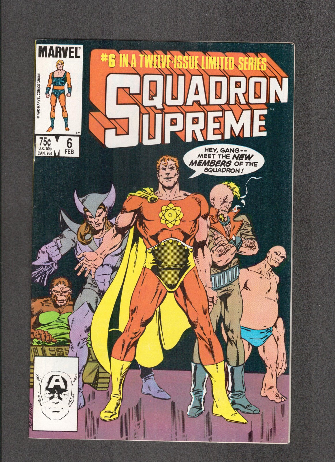 Squadron Supreme #6 (1986) Canadian Newsstand Marvel Comics