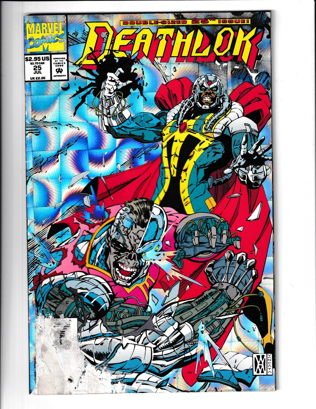 Deathlok #25 (1993) Holo foil Marvel Comics