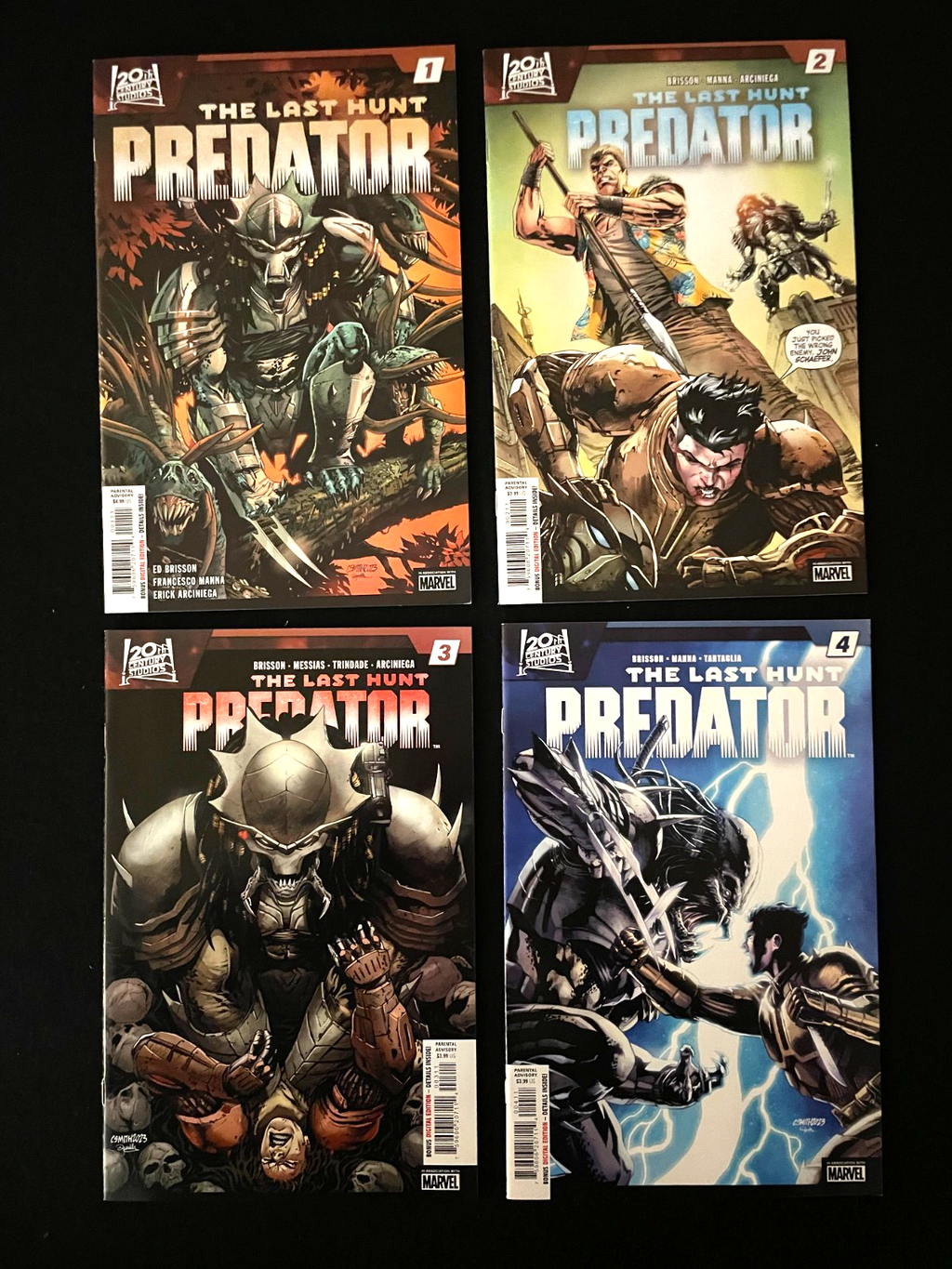 Predator: The Last Hunt - Complete Set of 4 #1-4 (2024) Marvel