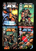 Man Called A-X Run of 4  #0,1A,2,3 (1993-95) Malibu Comics
