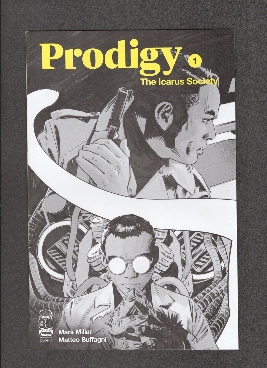 Prodigy: The Icarus Society #1B (2022) Buffagni B&W Cover Variant Image Comics