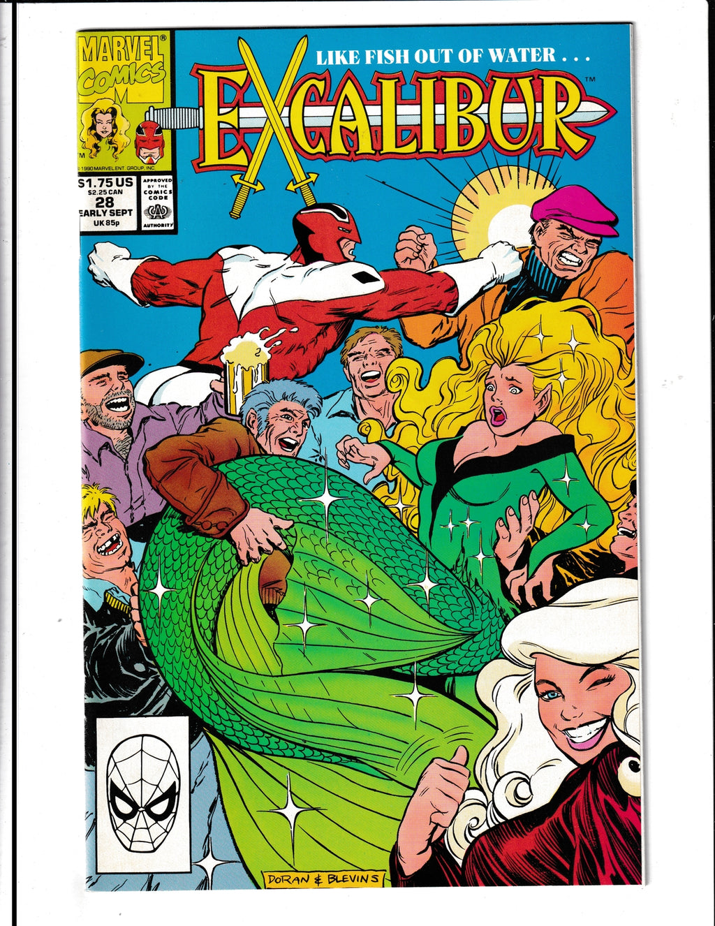 Excalibur #28 (1990) HIGH GRADE Marvel Comics